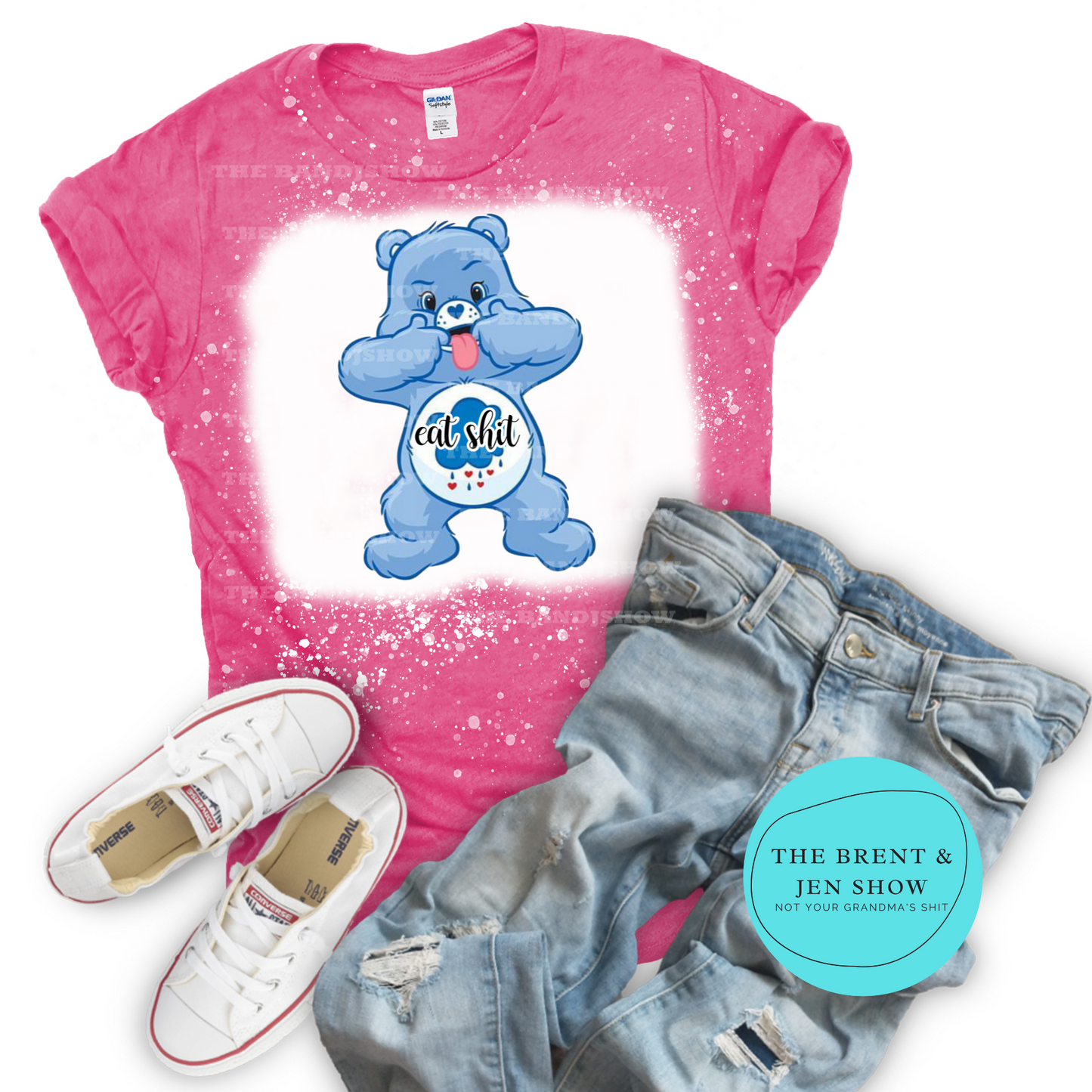 Blue Swear Bear T-Shirt