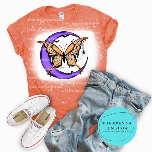 Butterfly, Bats & Moon  T-Shirt