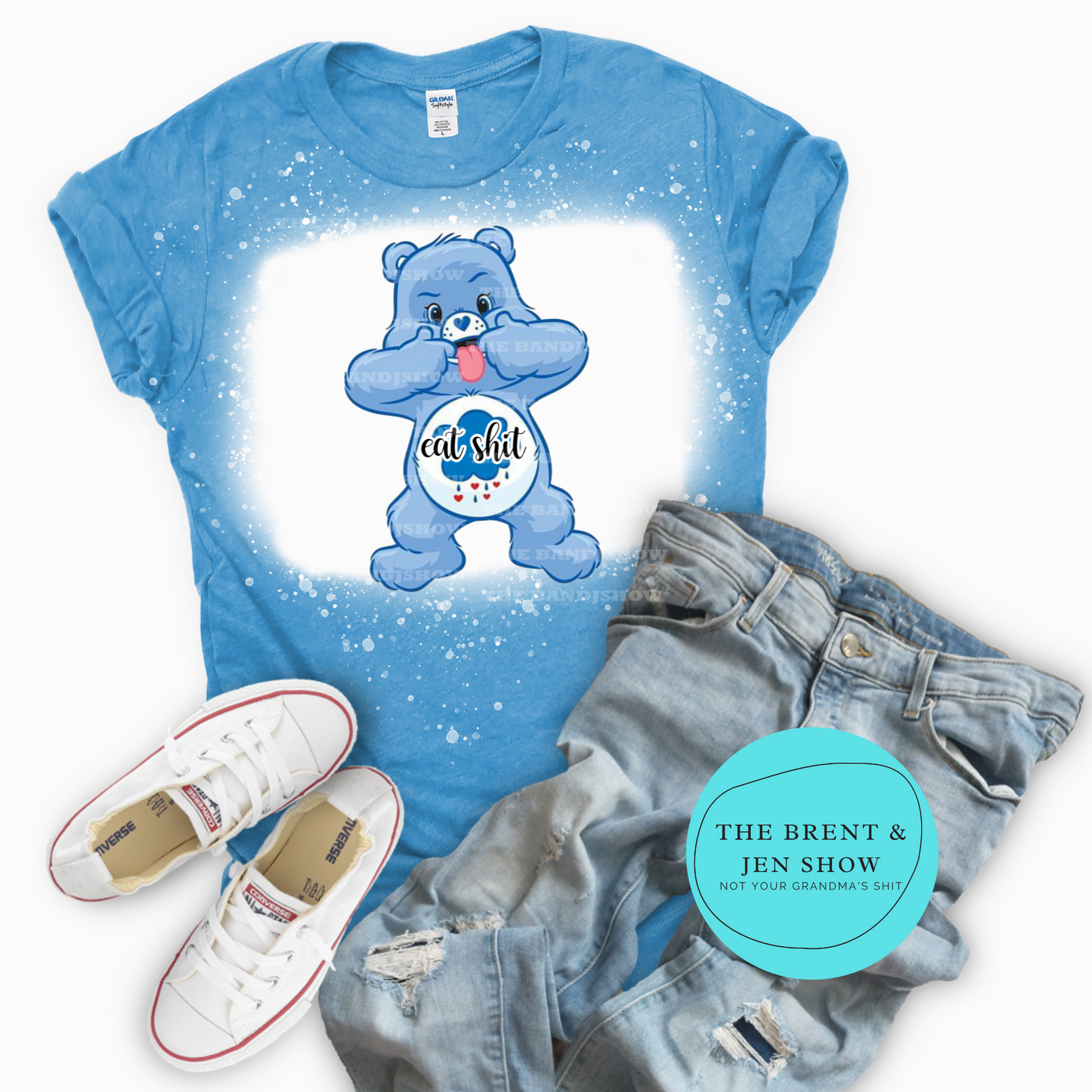 Blue Swear Bear T-Shirt