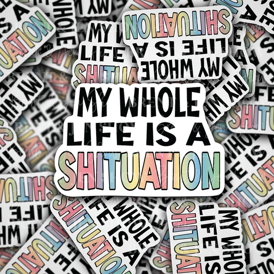 My life is a Vinyl Sticker