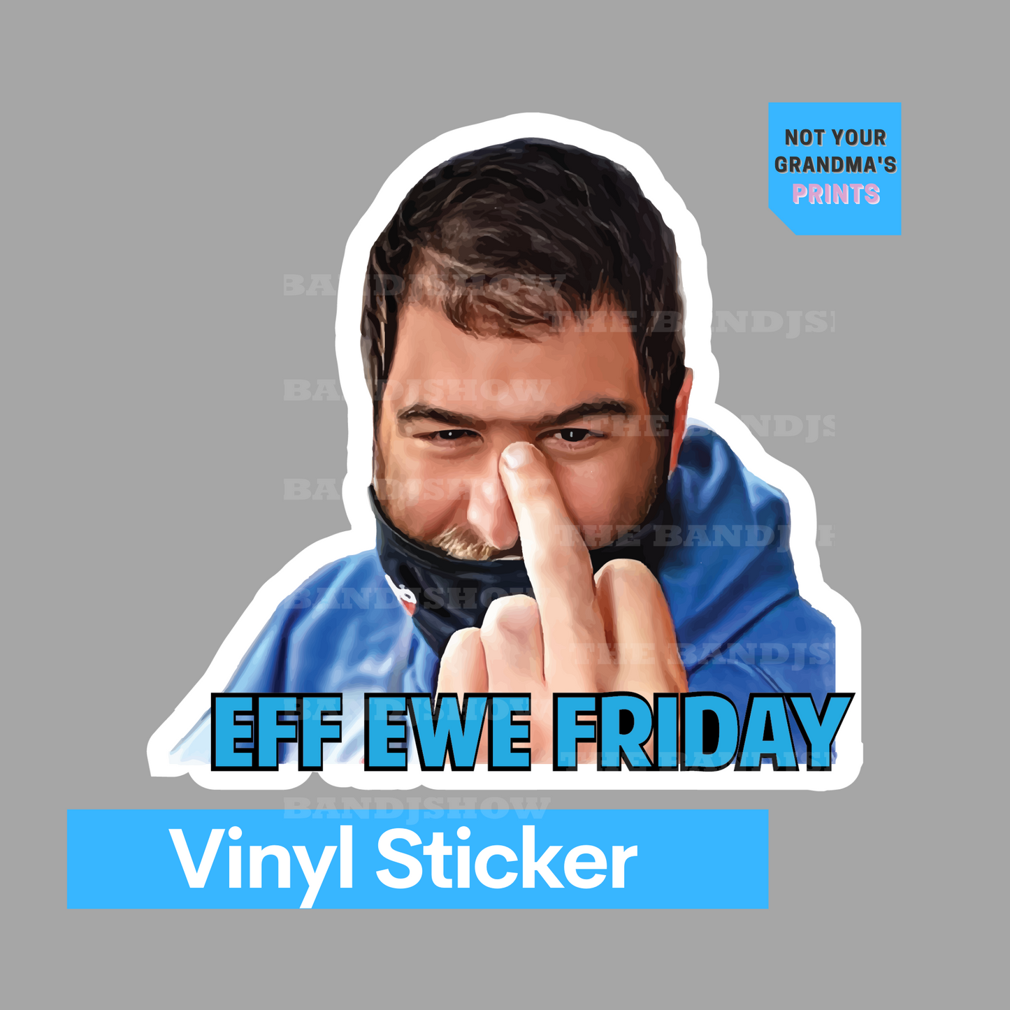 Eff Ewe Friday Sticker