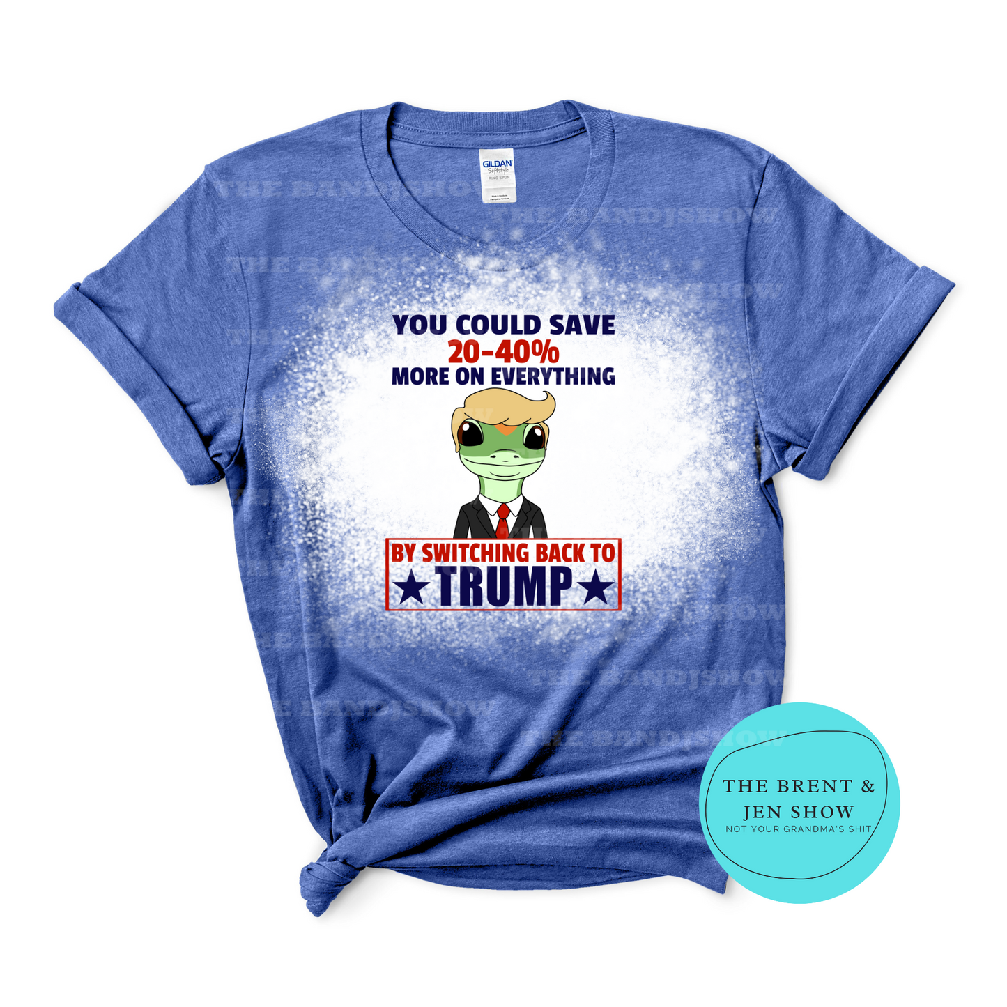 Lizard Switching Back to Trump Shirt