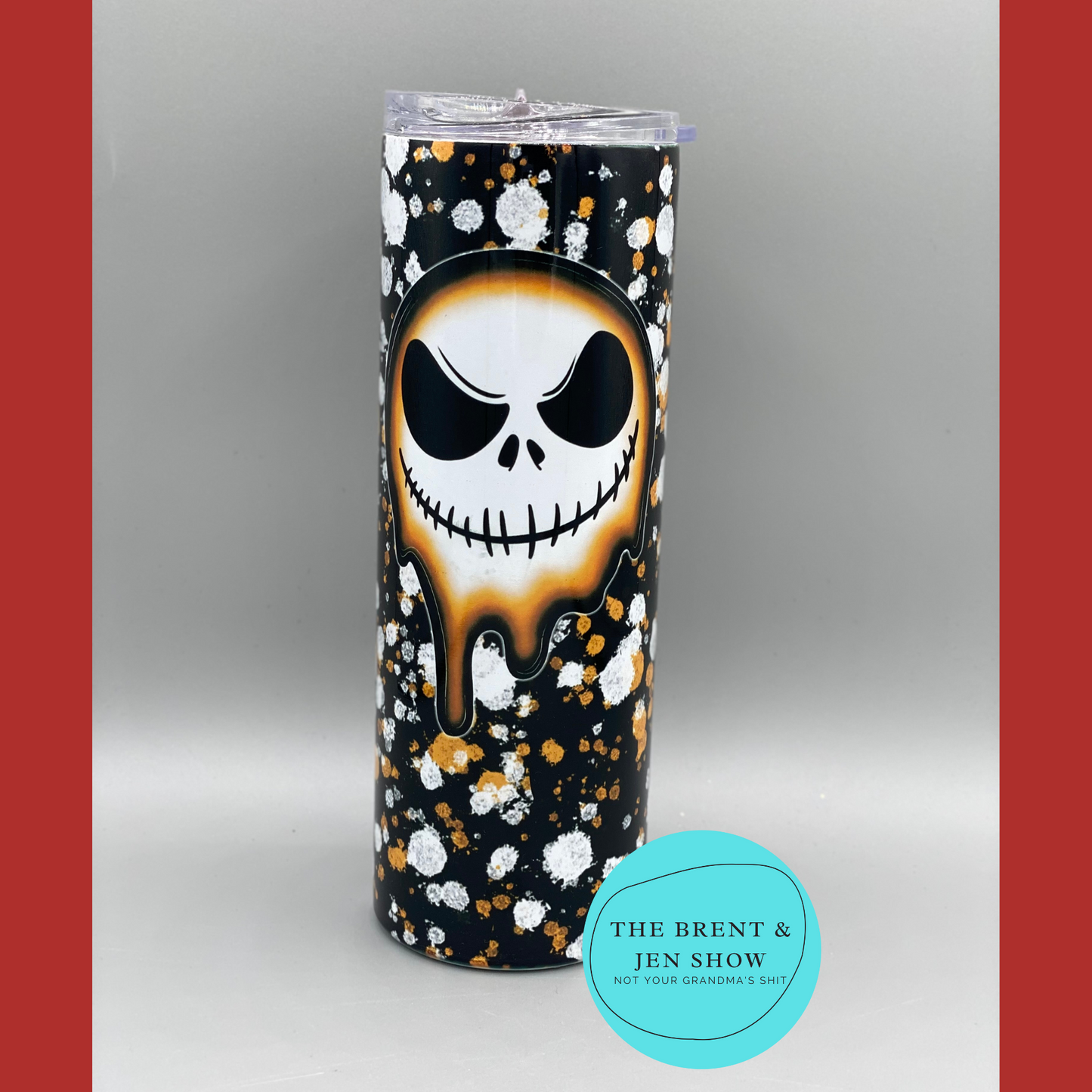 Spooky Skellington Sublimation Tumbler